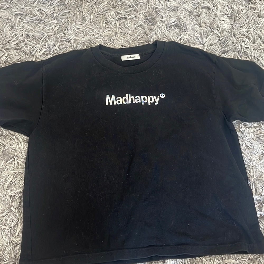 Madhappy t-shirt with holographic letters